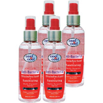 Cool & Cool Disinfectant Sanitizing Spray 100ml x4