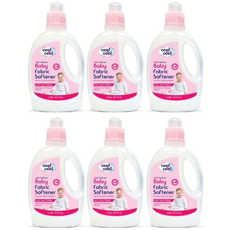 Cool & Cool Baby Fabric Softener 2L Pack Of 6