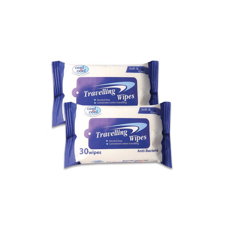 Cool & Cool Travelling Wipes