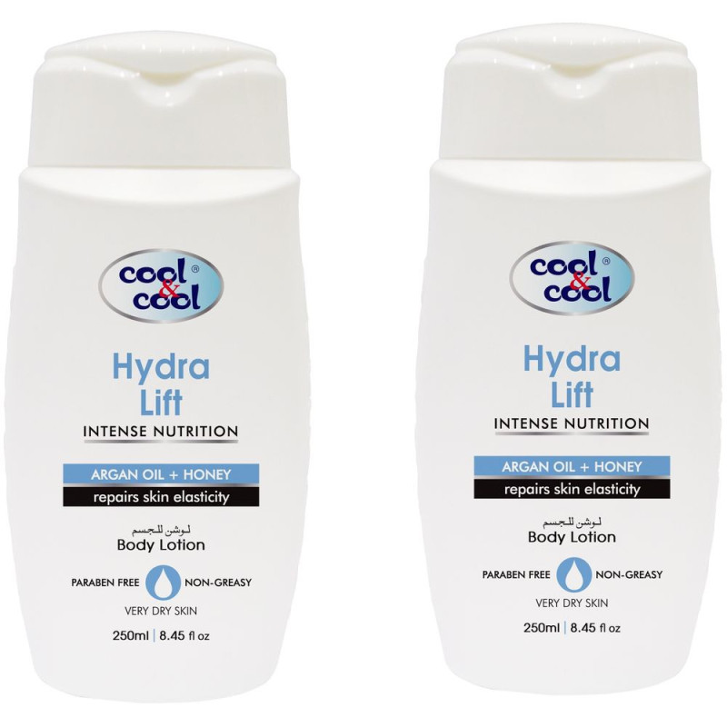 Cool & Cool Body Lotion Hydra Lift 250ml Pack of 2