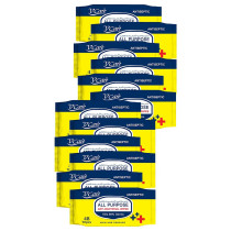 VCare All Purpose Anti Bacterial Wipes 48pcs Pack of 12
