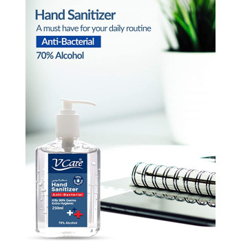 VCare Hand Sanitizer 250 ml Pack of 6