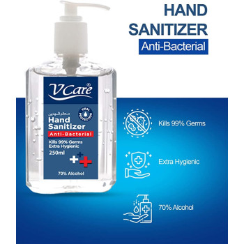 VCare Hand Sanitizer 250 ml Pack of 3