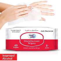 Cool & Cool Disinfectant Wipes 40s