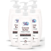Cool & Cool Body Lotion Cocoa Butter 500ml Pack of 6