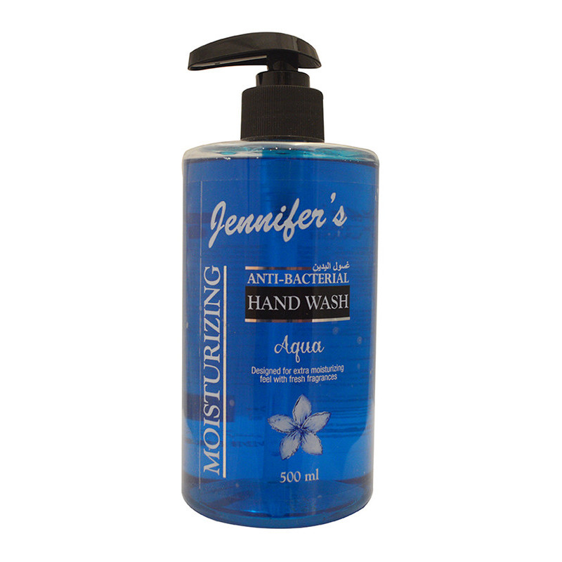Jennifers Hand Wash 500ml Aqua x3 1500ml
