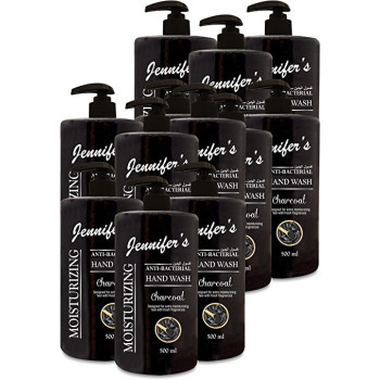 Jennifers Hand Wash 500ml Charcoal x12 6000ml