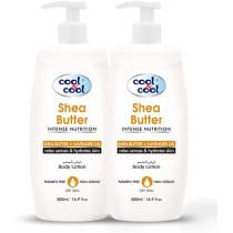 Cool & Cool Body Lotion Shea Butter 500ml Pack of 2