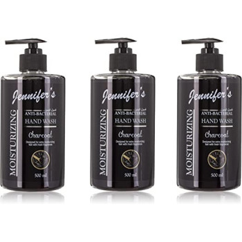 Jennifers Hand Wash 500ml Charcoal x3 1500ml
