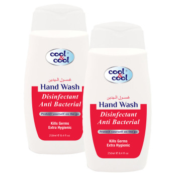 Cool & Cool AntiBacterial Disinfectant Hand Wash 250ml x2