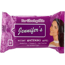 Jennifers Instant Whitening Wipes 30s