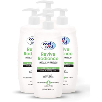 Cool & Cool Body Lotion Revive Radiance 500ml Pack of 4