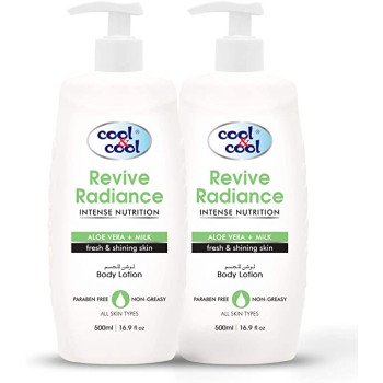 Cool & Cool Body Lotion Revive Radiance 500ml Pack of 2