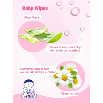 Cool & Cool Baby Wipes 72sx24 1728 Wipes