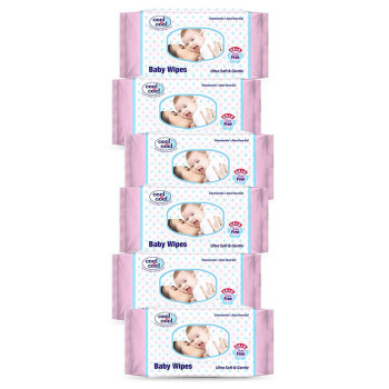 Cool&Cool Baby Wipes 64s Plus 8s Bundle of 12