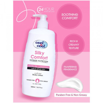Cool & Cool Body Lotion Silky Comfort 500ml 250ml