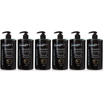 Jennifers Hand Wash Charcoal 1.0L Pack of 6