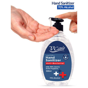 VCare Hand Sanitizer 500 ml Pack of 6