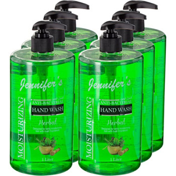 Jennifers Hand Wash Herbal 1.0L Pack of 6