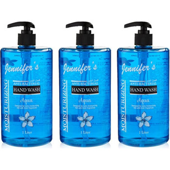 Jennifers Hand Wash 1L Aqua x3 3L
