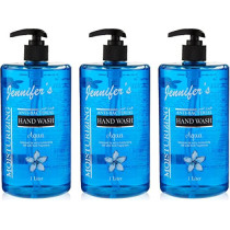 Jennifers Hand Wash 1L Aqua x3 3L