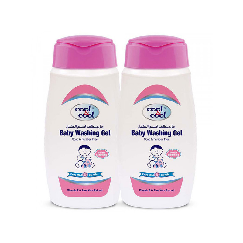 Cool & Cool Baby Washing Gel 250ml Twin Pack 30Per Off