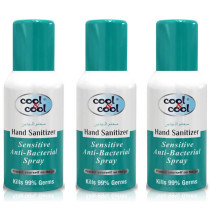 Cool & Cool Hand Sanitizer Sensitive Spray 120ml Pack of 3