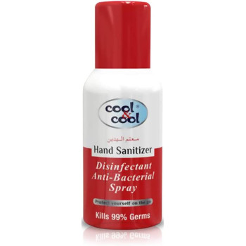 Cool & Cool Hand Sanitizer Disinfectant Spray 120ml