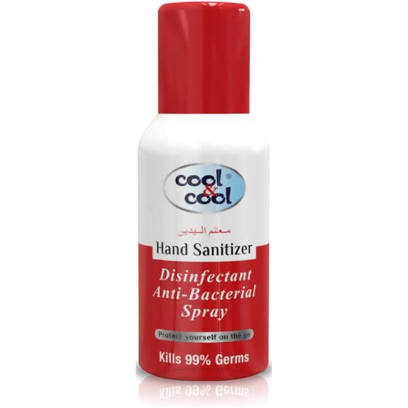 Cool & Cool Hand Sanitizer Disinfectant Spray 120ml