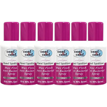 Cool & Cool Hand Sanitizer Max Fresh Spray 120ml Pack of 6