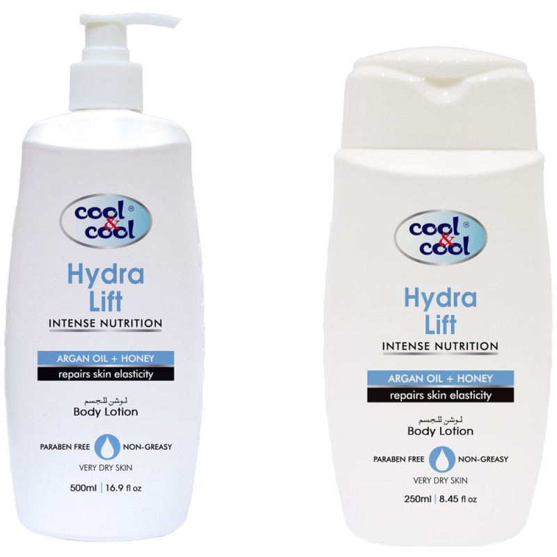 Cool & Cool Body Lotion Hydra Lift 500ml 250ml