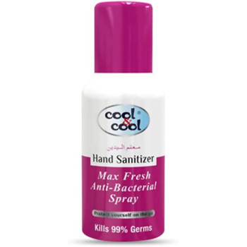 Cool & Cool Hand Sanitizer Max Fresh Spray 120ml