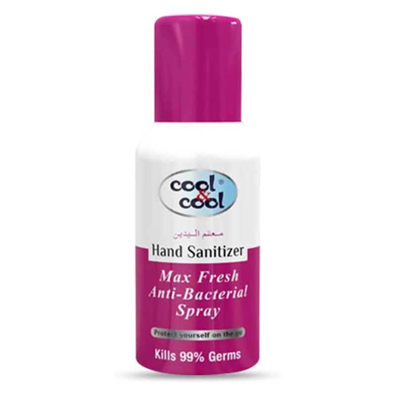 Cool & Cool Hand Sanitizer Max Fresh Spray 120ml