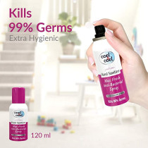 Cool & Cool Hand Sanitizer Max Fresh Spray 120ml