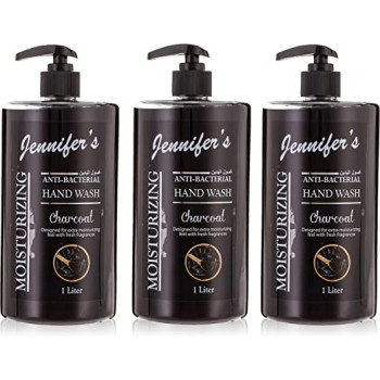 Jennifers Hand Wash 1L Charcoal x3 3L