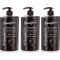 Jennifers Hand Wash 1L Charcoal x3 3L