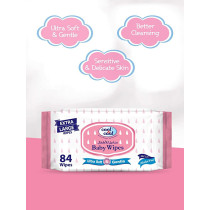 Cool & Cool Extra Large Size Baby Wipes 84s Bundle of 4
