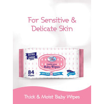 Cool & Cool Extra Large Size Baby Wipes 84s Bundle of 4