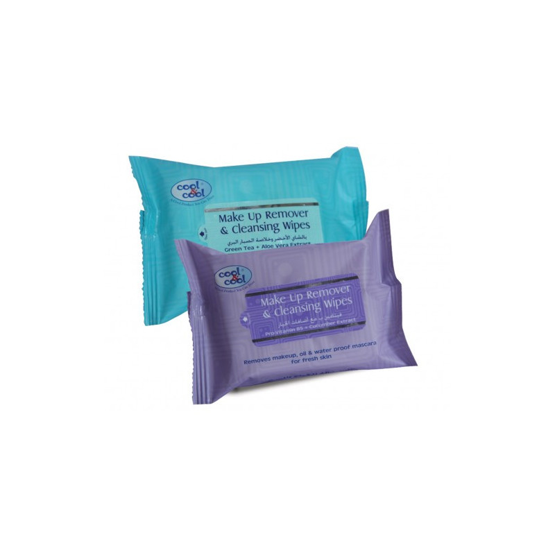 Cool & Cool Makeup Remover Wipes