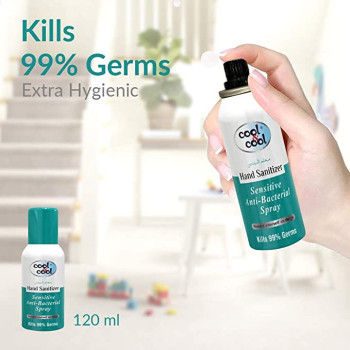 Cool & Cool Hand Sanitizer Sensitive Spray 120ml