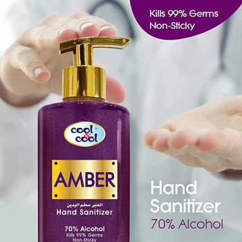 Cool & Cool Hand Sanitizer Amber 250ml