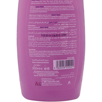 Cool&Cool Shower Gel Berry Mint 500ml
