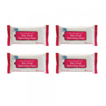 Cool & Cool Max Fresh Refreshing Wipes 20s Pack of 4
