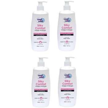 Cool & Cool Body Lotion Silky Comfort 500ml Pack of 4