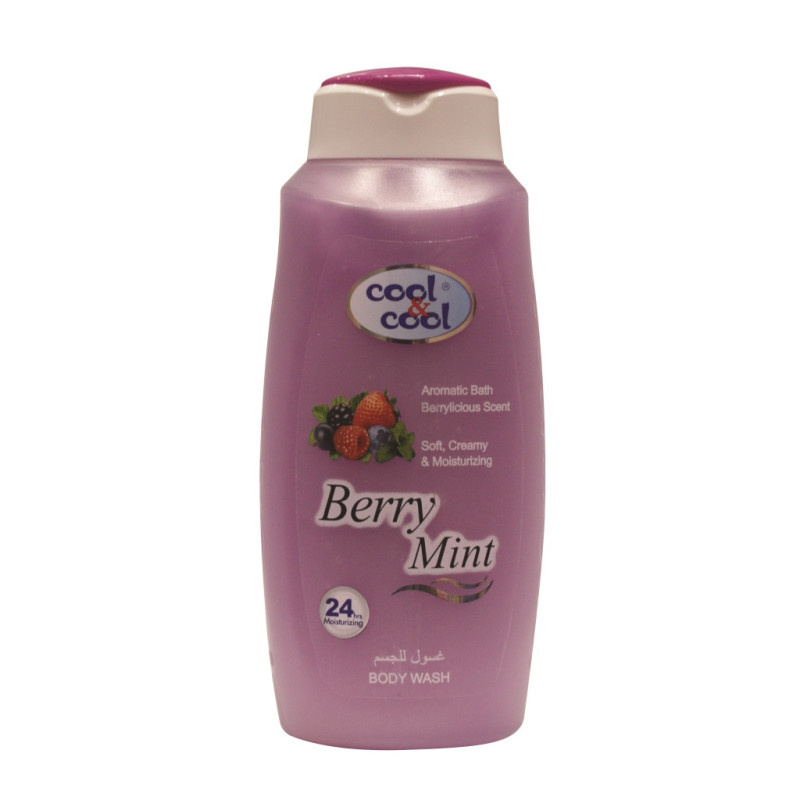 Cool & Cool Berry Mint Body Wash 500ml Twin Pack