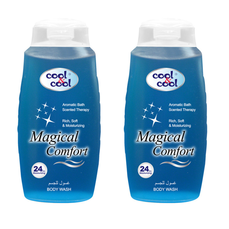 Cool & Cool Magical Comfort Body Wash 500ml Twin Pack