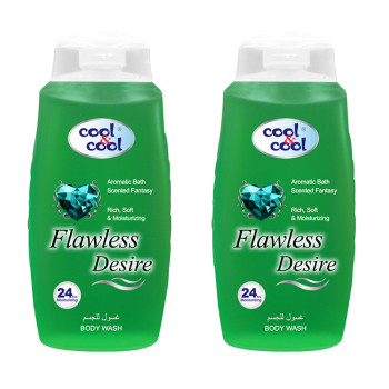 Cool & Cool Flawless Desire Body Wash 500ml Twin Pack