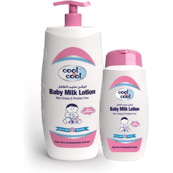 Cool & Cool Baby Milk Lotion 500ml 250ml Free