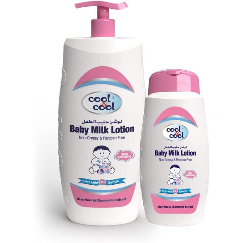 Cool & Cool Baby Milk Lotion 500ml 250ml Free