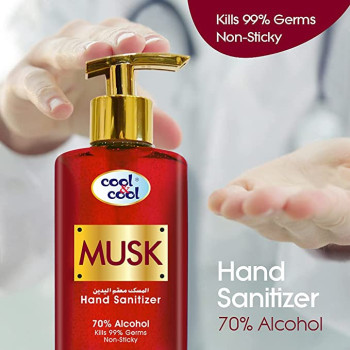 Cool & Cool Hand Sanitizer Musk 250ml